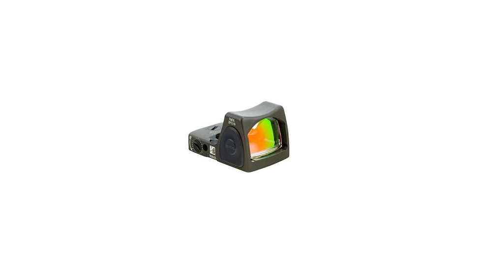 Trijicon RM06 RMR Type 2 Adjustable LED Red Dot Sight, 3.25 MOA Red Dot, No Mount, Matte, ODG, 700215