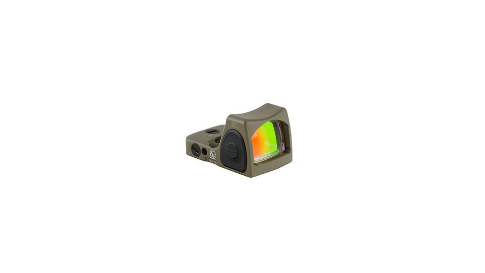 Trijicon RM06 RMR Type 2 Adjustable LED Red Dot Sight, 3.25 MOA Red Dot, No Mount, Matte, FDE, 700216