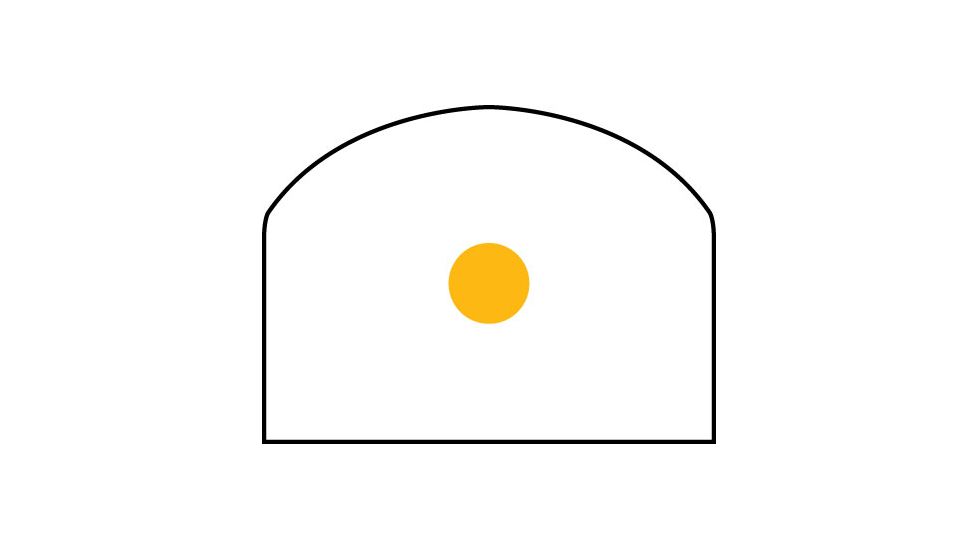 Trijicon RM03 RMR Dual Illuminated Reflex Sight, 13 MOA Amber/Gold Dot, RM38 Mount, Matte, Black, 700020