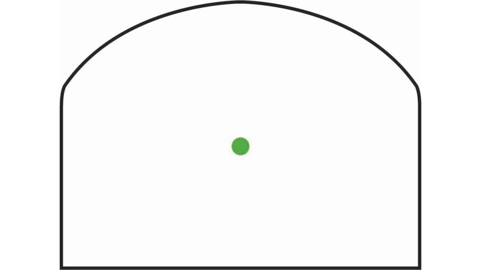 Trijicon RMR Type 2 Reflex Green Dot Sight, 1x, 3.25 MOA Green Dot, Black, RM06-C-700800