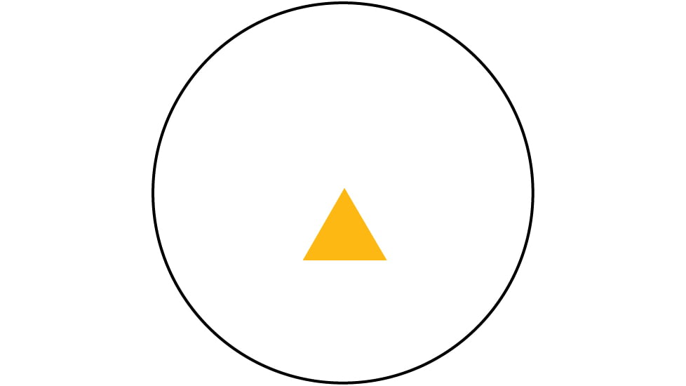 Open Box, Dealer DMO Trijicon RX06-10 Reflex 12.5 MOA Amber Dot Sight w/M16 Handle Mount