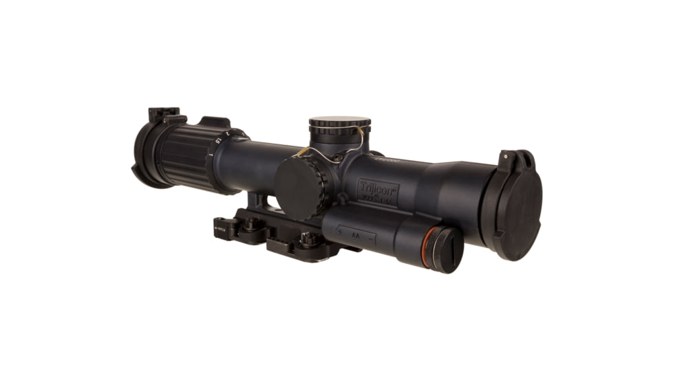 Trijicon SCO VCOG Rifle Scope w/ Larue Tactical LT799 Mount, 1-8x28mm, FFP, Circle / Crosshair Reticle, Matte, Black, 2400012