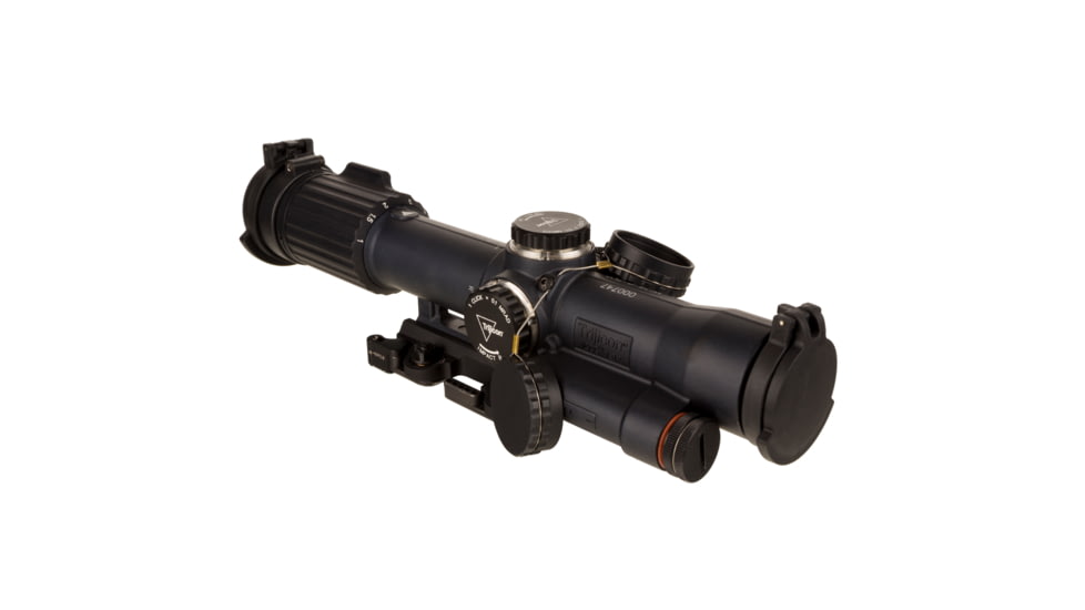 Trijicon SCO VCOG Rifle Scope w/ Larue Tactical LT799 Mount, 1-8x28mm, FFP, Circle / Crosshair Reticle, Matte, Black, 2400012