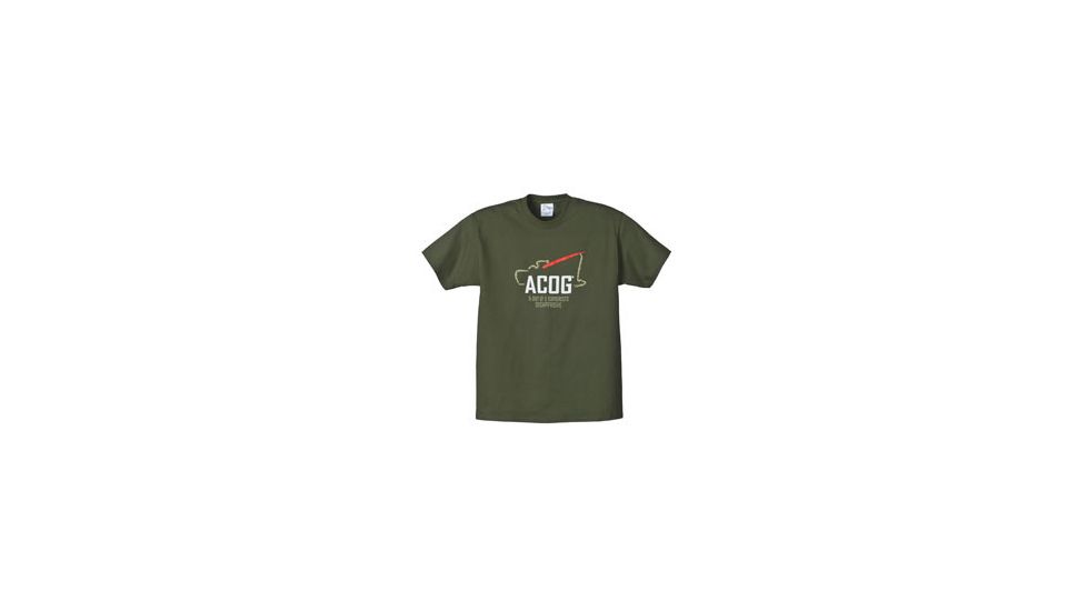 Trijicon Short Sleeve T-Shirt with Survey Tagline, Olive, X-Large AP38-XL