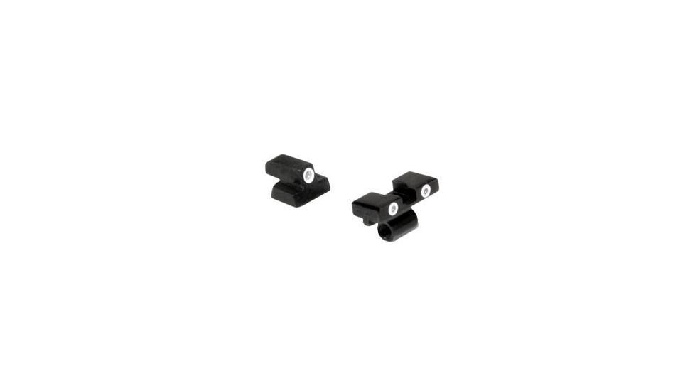 Trijicon Bright &amp; Tough Smith And Wesson 9Mm Adjustable Orange Rear, 3 Dot SA01O