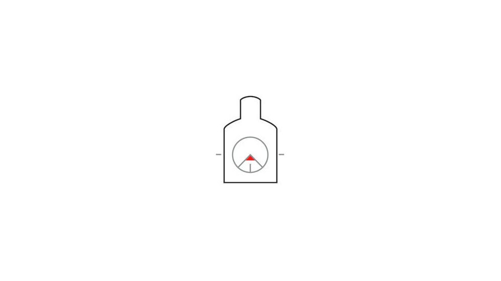 Trijicon Circle &amp; Red Chevron BAC Reticle