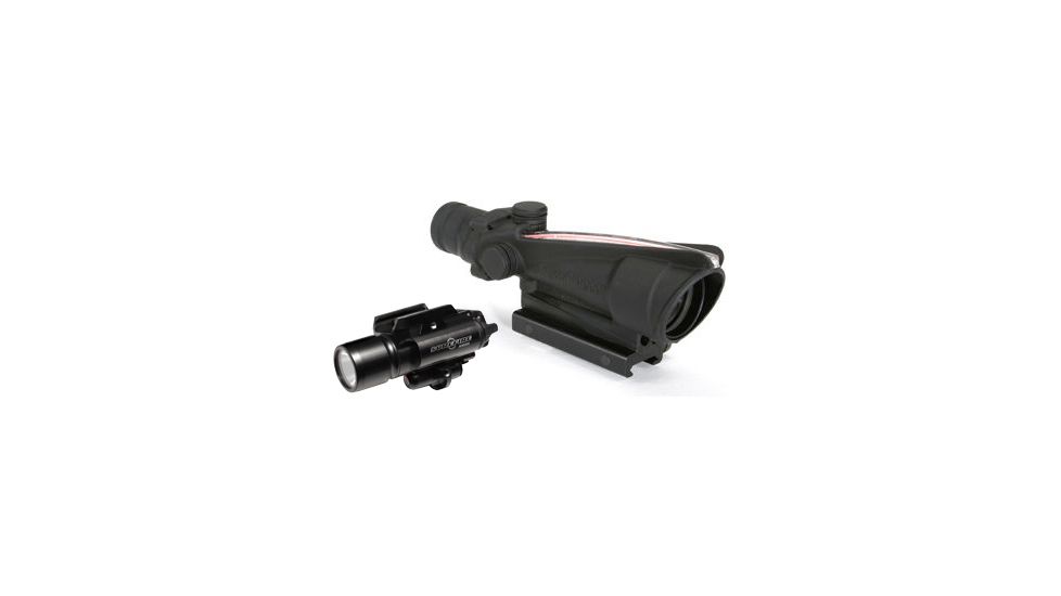 Trijicon ACOG 3.5x35 Scope with Surefire Flashlight