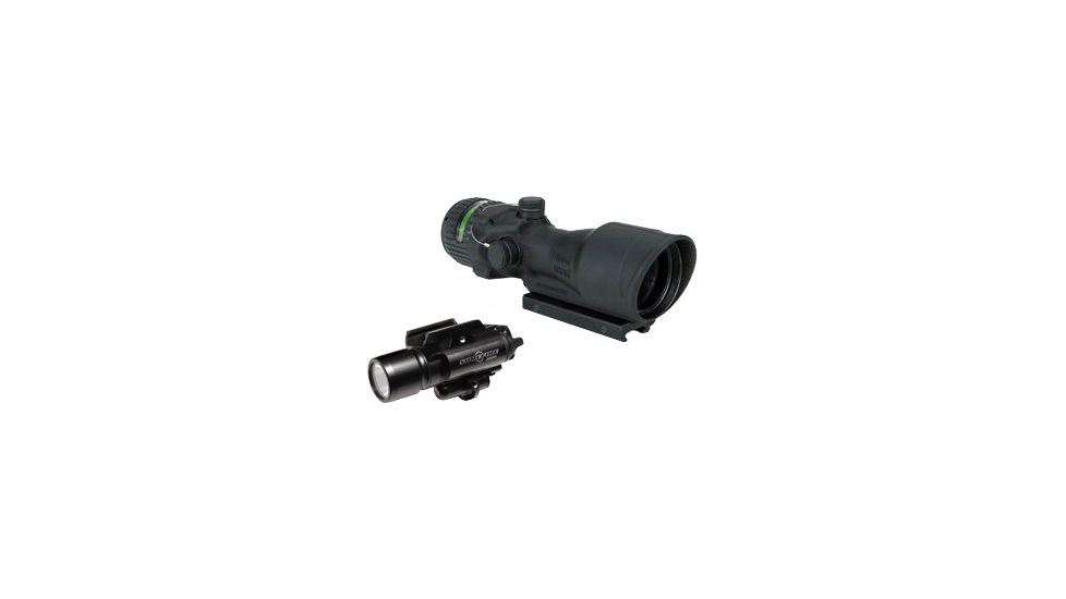 Trijicon ACOG 6x48 Machine Gun Optic with Surefire Flashlight