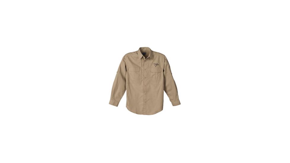 Trijicon Tactical Logo Long Sleeve Shirt - Men's, Khaki, 3XL TRJAP313XL