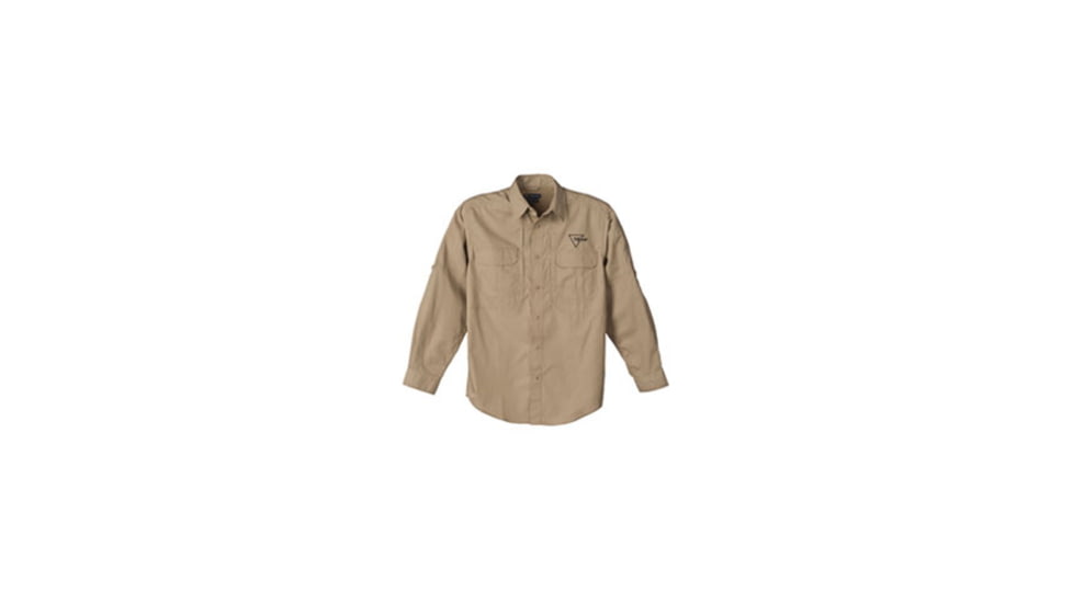 Trijicon Tactical Logo Long Sleeve Shirt - Men's, Khaki, Large TRJAP31L