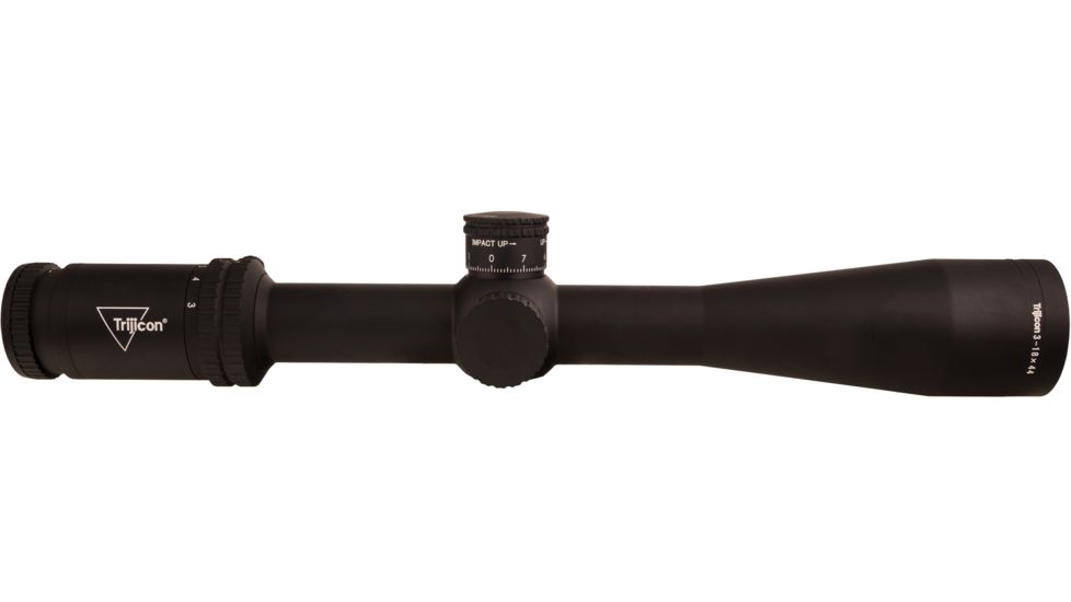 Trijicon Tenmile TM1844 3-18x44mm Rifle Scope, 30 mm Tube, First Focal Plane, Black, Green/Red MRAD Precision Tree Reticle, Mil Rad Adjustment, 3000002