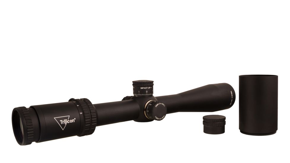 Trijicon Tenmile TM1844 3-18x44mm Rifle Scope, 30 mm Tube, First Focal Plane, Black, Green/Red MRAD Precision Tree Reticle, Mil Rad Adjustment, 3000002