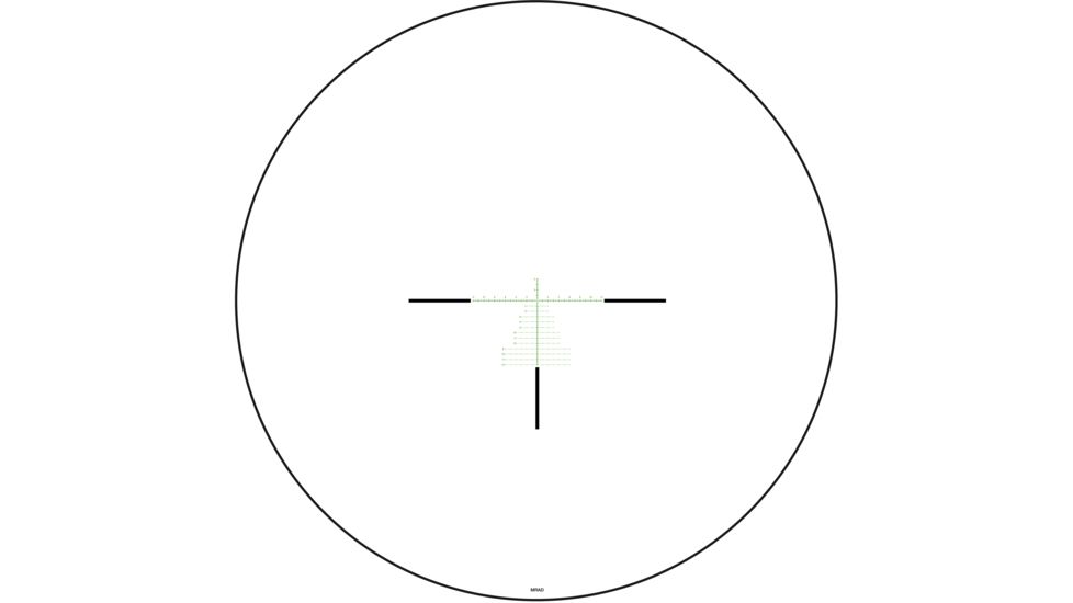 Trijicon Tenmile TM1844 3-18x44mm Rifle Scope, 30 mm Tube, First Focal Plane, Black, Green/Red MRAD Precision Tree Reticle, Mil Rad Adjustment, 3000002