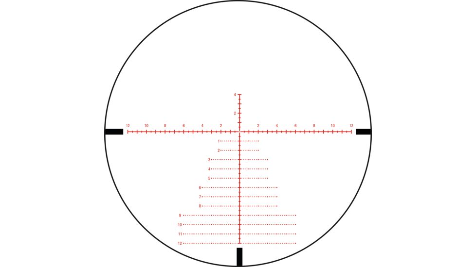 Trijicon Tenmile TM1844 3-18x44mm Rifle Scope, 30 mm Tube, First Focal Plane, Black, Green/Red MRAD Precision Tree Reticle, Mil Rad Adjustment, 3000002