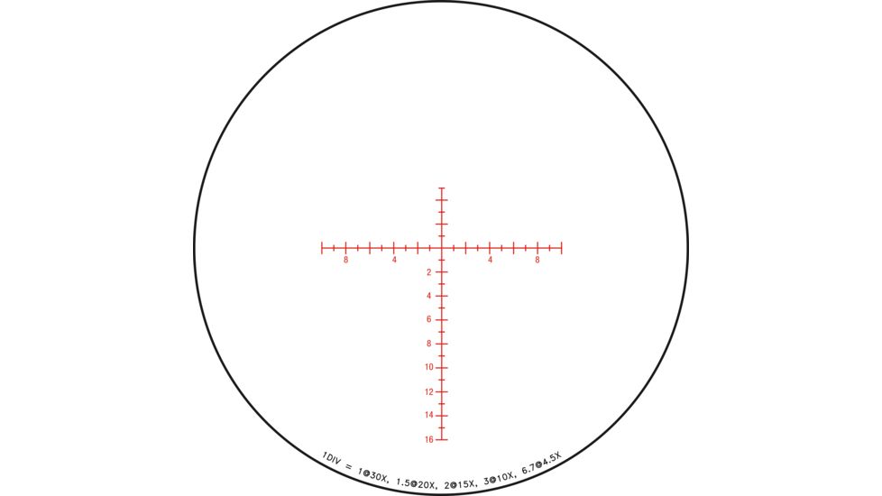 Trijicon Tenmile TM3056 4.5-30x56mm Rifle Scope, 34 mm Tube, Second Focal Plane, Black, Green/Red MOA Long Range Reticle, MOA Adjustment, 3000014