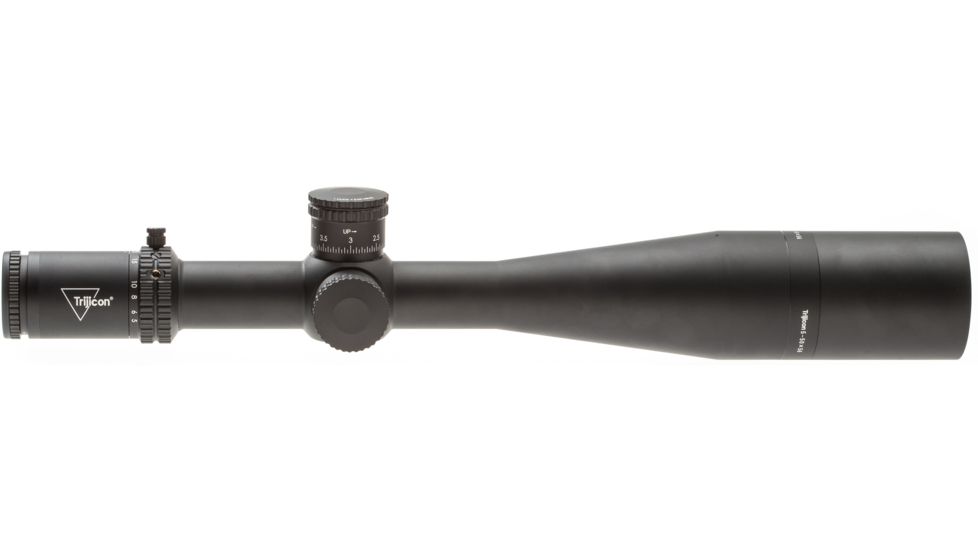 Trijicon Tenmile TM5056 5-50x56mm Rifle Scope, 34 mm Tube, Second Focal Plane, Black, Green/Red MRAD Center Dot w/ Wind Holds Reticle, Mil Rad Adjustment, 3000017
