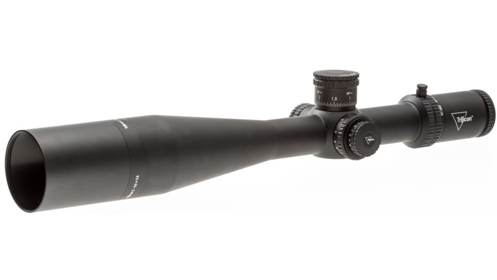 Trijicon Tenmile TM5056 5-50x56mm Rifle Scope, 34 mm Tube, Second Focal Plane, Black, Green/Red MRAD Center Dot w/ Wind Holds Reticle, Mil Rad Adjustment, 3000017