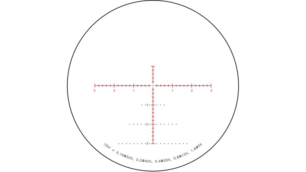 Trijicon Tenmile TM5056 5-50x56mm Rifle Scope, 34 mm Tube, Second Focal Plane, Black, Green/Red MRAD Center Dot w/ Wind Holds Reticle, Mil Rad Adjustment, 3000017