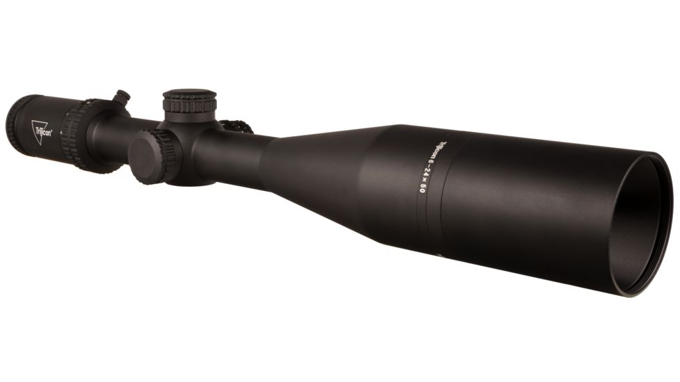 Trijicon Tenmile TM2450 6-24x50mm Rifle Scope, 30 mm Tube, Second Focal Plane, Black, Red MRAD Ranging Reticle, Mil Rad Adjustment, 3000005