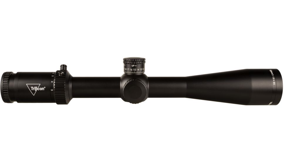 Trijicon Tenmile HX TMHX1844 3-18x44mm Rifle Scope, 30 mm Tube, First Focal Plane, Black, Green/Red MOA Precision Tree Reticle, MOA Adjustment, 3000001