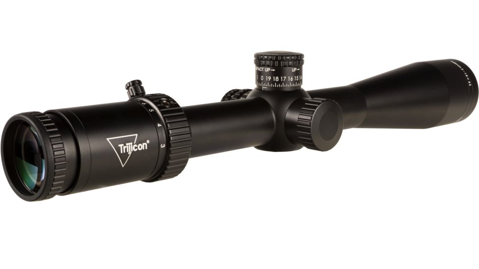 Trijicon Tenmile HX TMHX1844 3-18x44mm Rifle Scope, 30 mm Tube, First Focal Plane, Black, Green/Red MOA Precision Tree Reticle, MOA Adjustment, 3000001