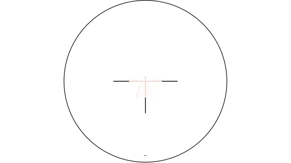 Trijicon Tenmile HX TMHX1844 3-18x44mm Rifle Scope, 30 mm Tube, First Focal Plane, Black, Green/Red MOA Precision Tree Reticle, MOA Adjustment, 3000001