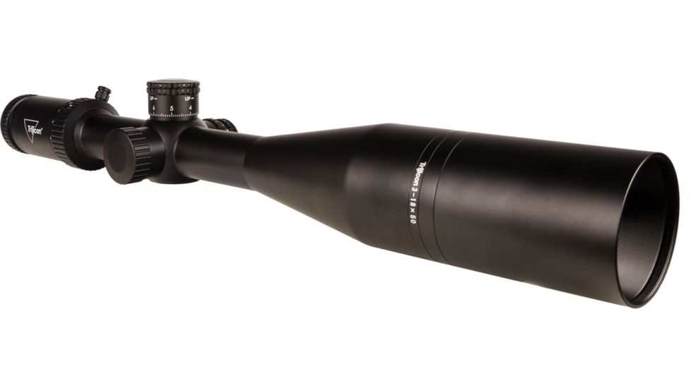 Trijicon Tenmile HX TMHX1850 3-18x50mm Rifle Scope, 30 mm Tube, Second Focal Plane, Black, Green/Red MRAD Center Dot Reticle, Mil Rad Adjustment, 3000009