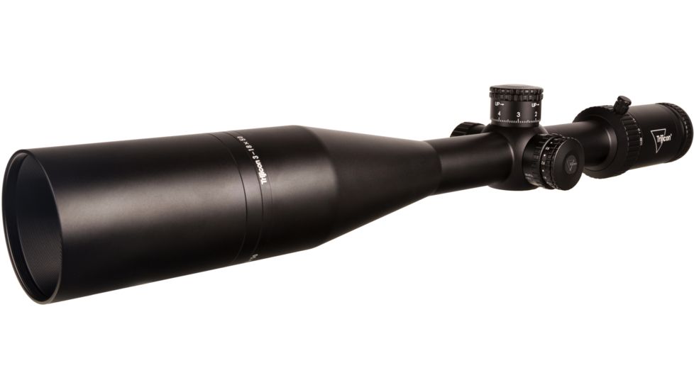 Trijicon Tenmile HX TMHX1850 3-18x50mm Rifle Scope, 30 mm Tube, Second Focal Plane, Black, Green/Red MRAD Center Dot Reticle, Mil Rad Adjustment, 3000009