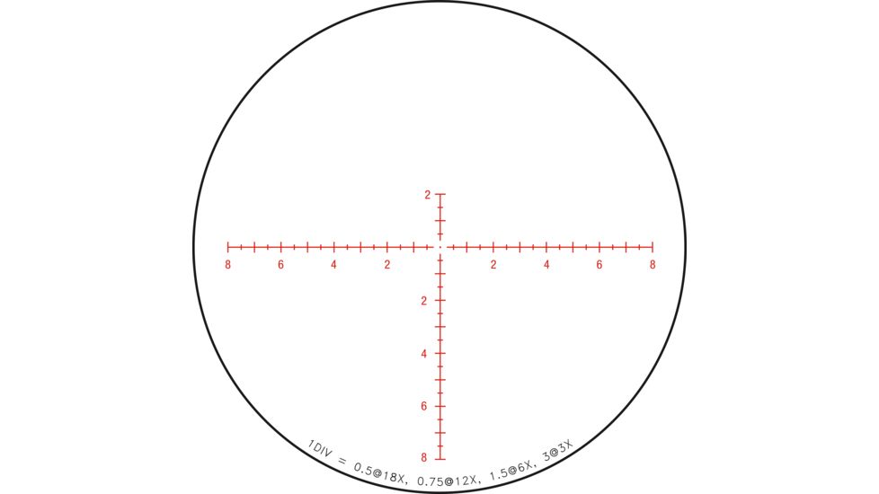 Trijicon Tenmile HX TMHX1850 3-18x50mm Rifle Scope, 30 mm Tube, Second Focal Plane, Black, Green/Red MRAD Center Dot Reticle, Mil Rad Adjustment, 3000009