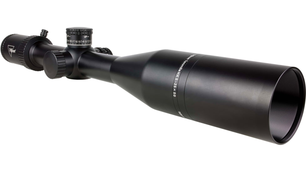 Trijicon Tenmile HX 5-25x50 First Focal Plane 30mm Tube Riflescope w/Red/Green MOA Ranging, Satin Finish, Exposed Elevation Adjuster w/Return to Zero Feature, Black, 3000020