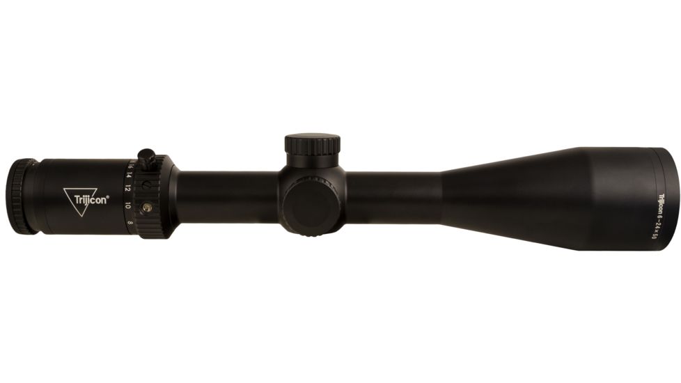 Trijicon Tenmile HX TMHX2450 6-24x50mm Rifle Scope, 30 mm Tube, Second Focal Plane, Black, Green MOA Ranging Reticle, MOA Adjustment, 3000004