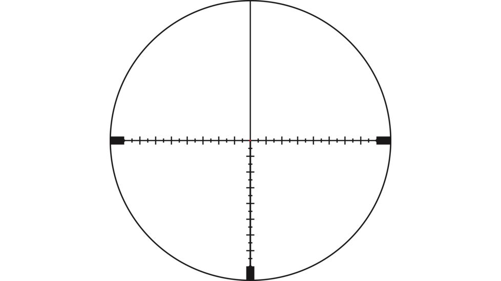 Trijicon Tenmile HX TMHX2450 6-24x50mm Rifle Scope, 30 mm Tube, Second Focal Plane, Black, Red MOA Ranging Reticle, MOA Adjustment, 3000003