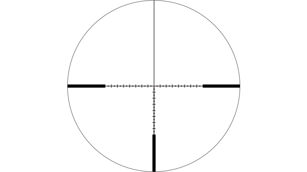 Trijicon Tenmile HX TMHX2450 6-24x50mm Rifle Scope, 30 mm Tube, Second Focal Plane, Black, Red MOA Ranging Reticle, MOA Adjustment, 3000003