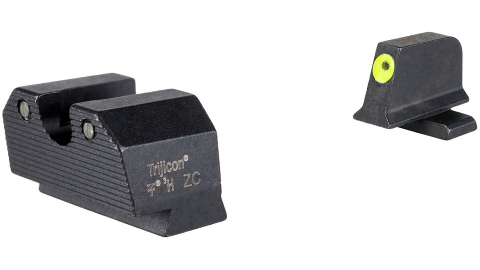Trijicon HD XR Suppressor/Optic Height U-Notch Tritium Pistol Night Sight Set