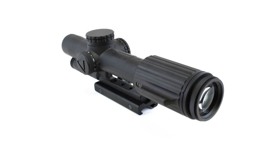 Trijicon VCOG 1-6x24 Green Segmented Rifle Scope Circle/Crosshair MIL Govt. Reticle w/ Thumb Screw Mount, Black, 1600038