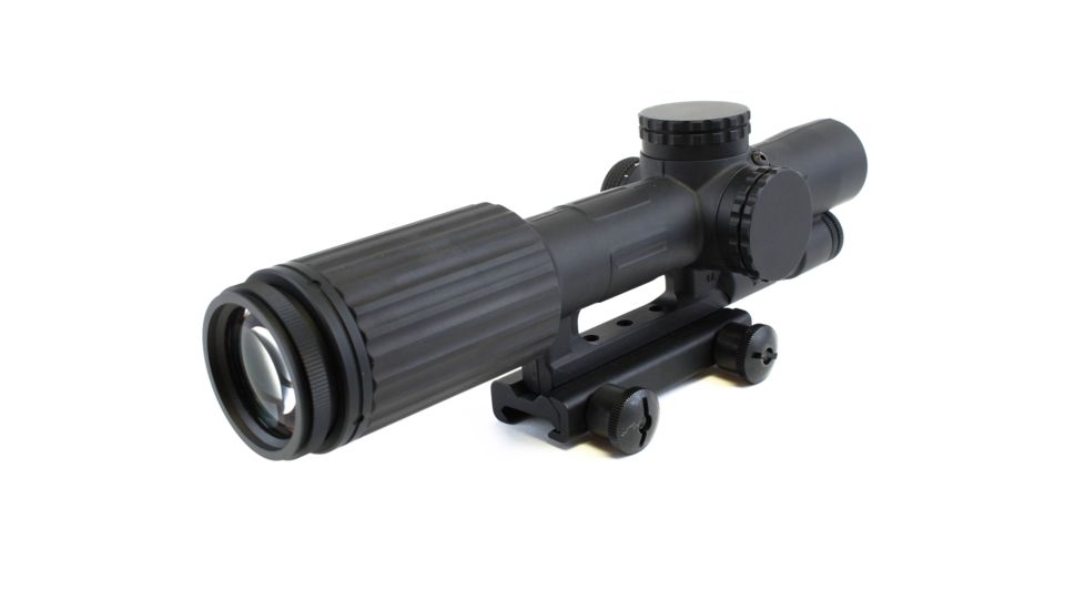 Trijicon VCOG 1-6x24 Green Segmented Rifle Scope Circle/Crosshair MIL Govt. Reticle w/ Thumb Screw Mount, Black, 1600038