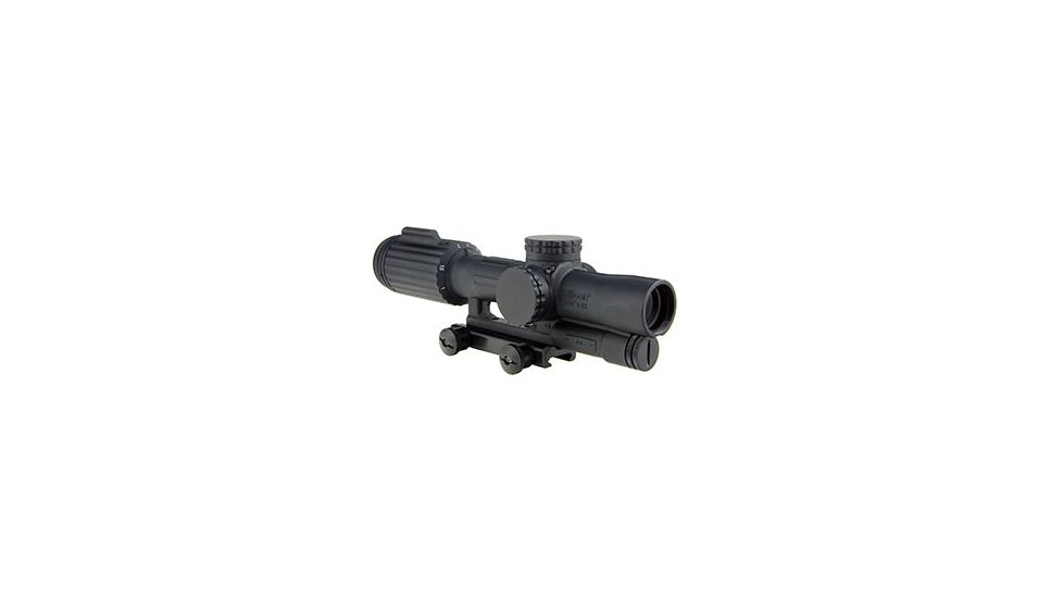 Trijicon VCOG 1-6x24 Red Segmented Rifle Scope Circle/Crosshair MOA Reticle w/ Thumb Screw Mount, Black VC16-C-1600035