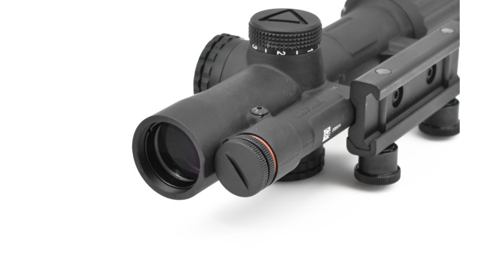 Trijicon VCOG 1-6x24 Rifle Scope with TA51 Mount, Horseshoe Dot - Crosshair .223 - 77 Grain Ballisti 1600003