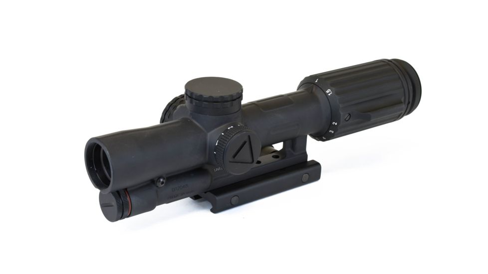 Trijicon VCOG 1-6x24 Rifle Scope with TA51 Mount, Segmented Circle - Crosshair .308 - 175 Grain Ball 1600004