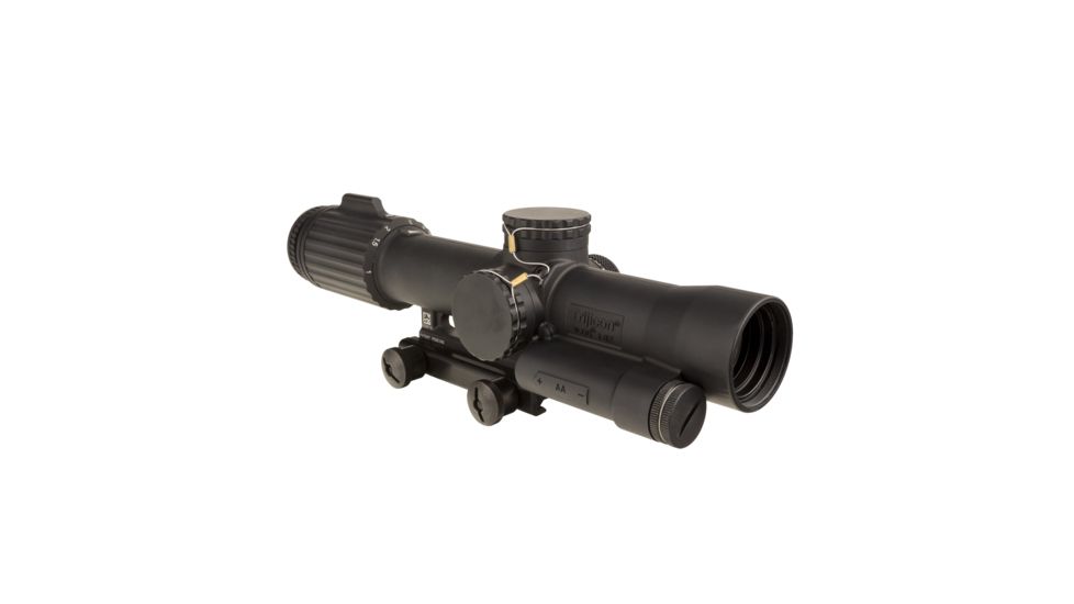 Trijicon VCOG VC18 1-8x28mm Rifle Scope, 34 mm Tube, First Focal Plane, Black, Red MOA Crosshair Dot w/ Segmented Circle Reticle, MOA Adjustment, 2400001