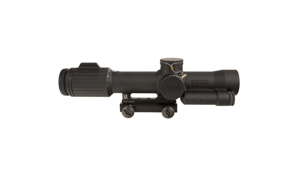 Trijicon VCOG VC18 1-8x28mm Rifle Scope, 34 mm Tube, First Focal Plane, Black, Red MOA Crosshair Dot w/ Segmented Circle Reticle, MOA Adjustment, 2400001