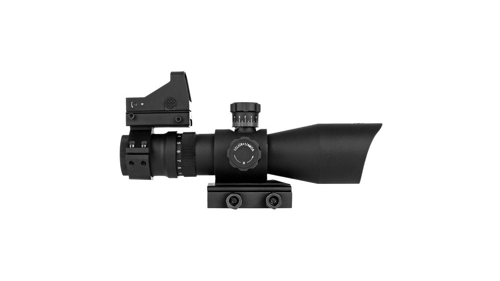 Trinity Force 3-9x42 Redcon-1 Scope Combo, Black, Range Finder/Red, Green, Blue Illum. Ret. SRFS3942RGBH