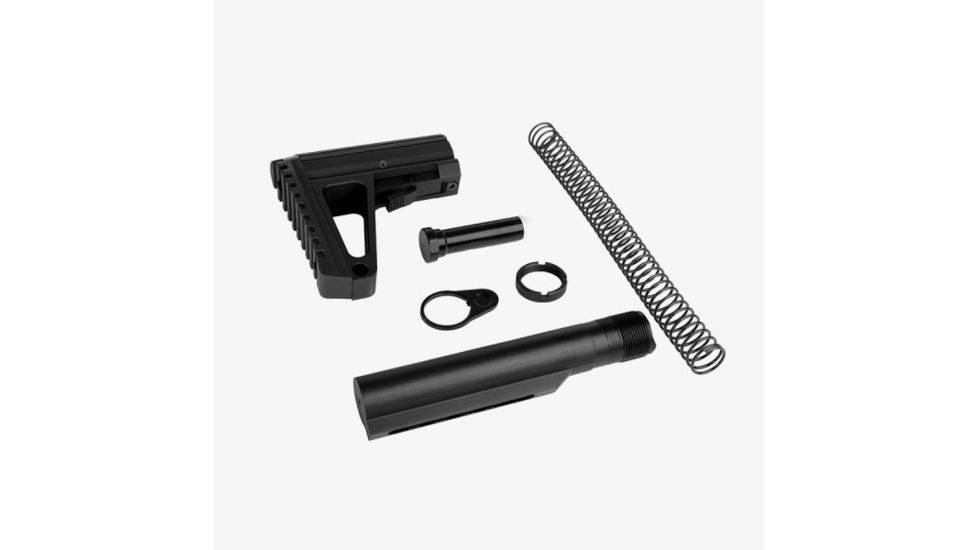 Trinity Force Defender L2 Stock Kit, All Aluminum Stock, Includes Buffer Assembly, Black WTAL02B