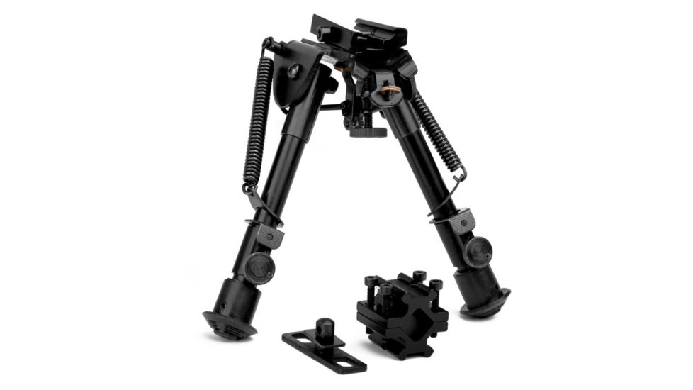Trinity Force Tactical Full-Size Adj. Height Bipod, Black, Popup Self-Motion, A ZSJJ88T