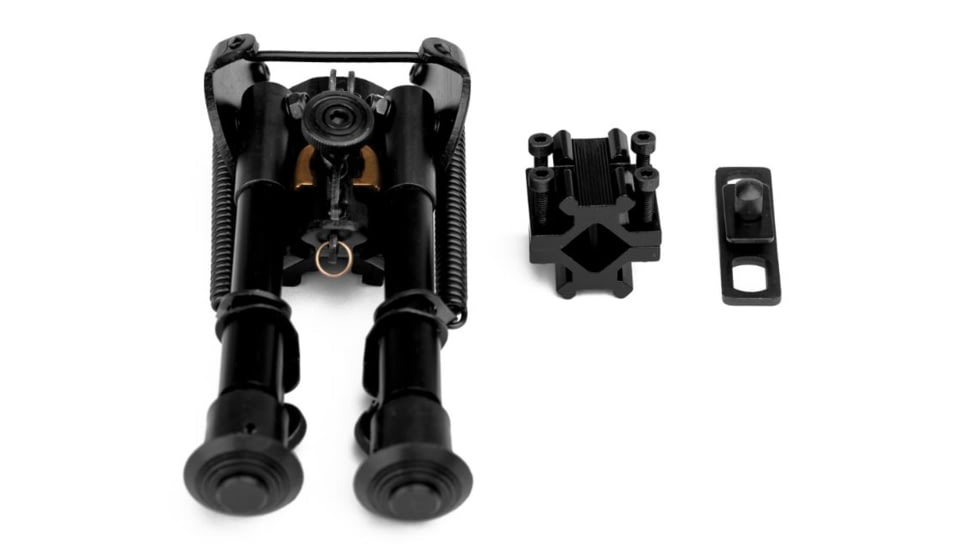 Trinity Force Tactical Full-Size Adj. Height Bipod, Black, Popup Self-Motion, A ZSJJ88T