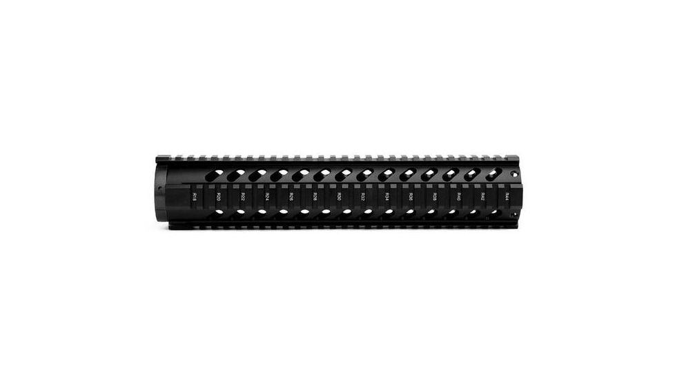 Trinity Force XR Series Rifle Length 12in Free Float Quad Rail System,Black YGM414BX12
