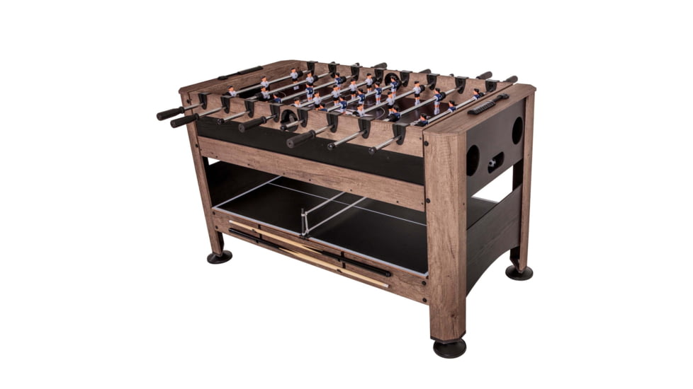 Triumph 56 in 4-In-1 Swivel Multi-Game Table, Wood grain, 45-6737W