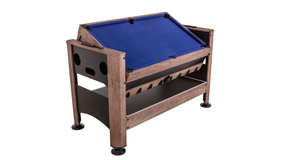Triumph 56 in 4-In-1 Swivel Multi-Game Table, Wood grain, 45-6737W