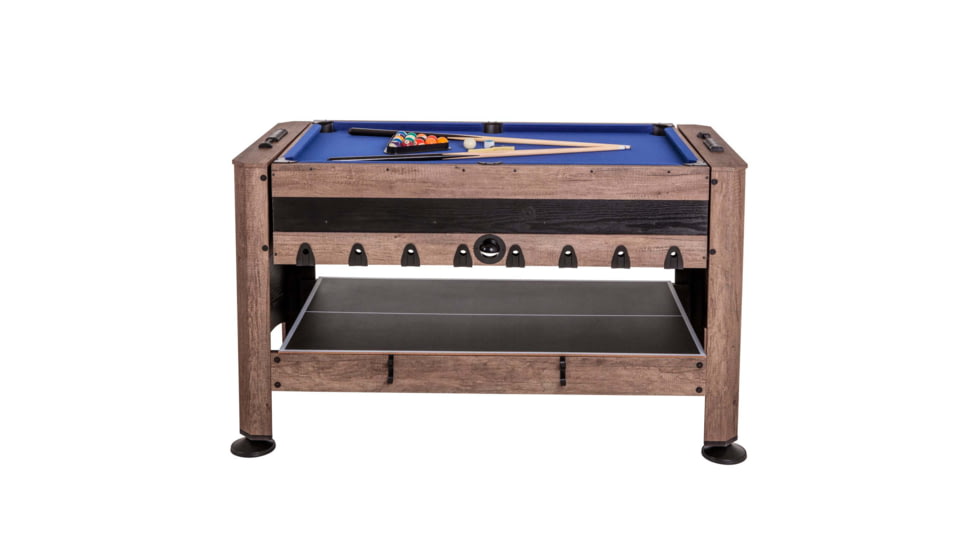 Triumph 56 in 4-In-1 Swivel Multi-Game Table, Wood grain, 45-6737W