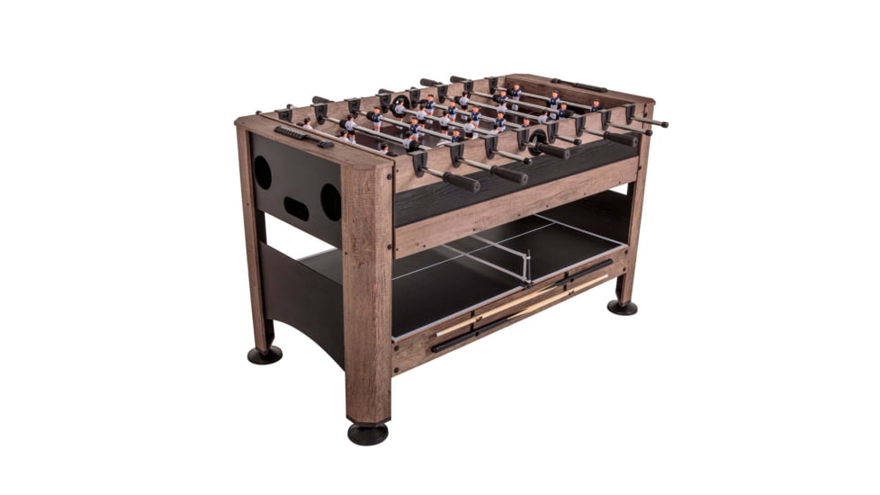 Triumph 56 in 4-In-1 Swivel Multi-Game Table, Wood grain, 45-6737W